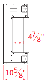 Amantii 3 Sided Electric Fireplace - 30"-TRU-VIEW-SLIM key features & specifications 3