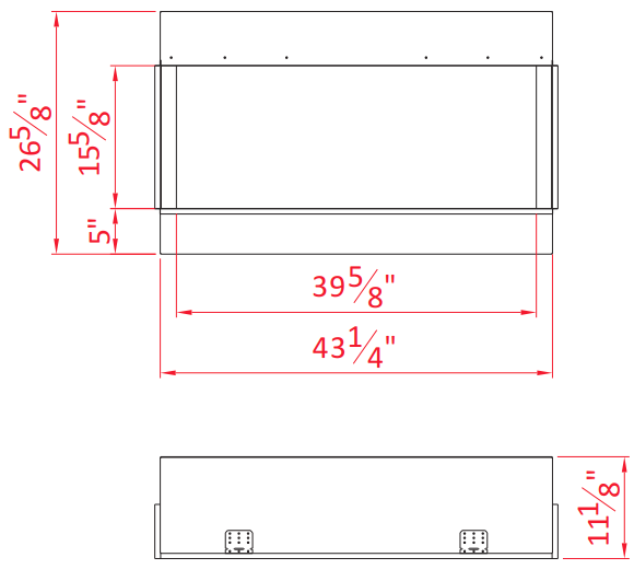 Amantii 3Sided Electric Fireplace - 40"-TRU-VIEW-SLIM key features & specifications 5