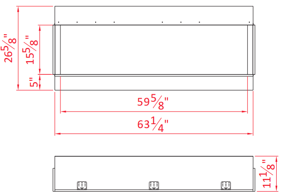 Amantii 3Sided Electric Fireplace -60"-TRU-VIEW-SLIM additional information 2