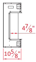 Amantii 3Sided Electric Fireplace -60"-TRU-VIEW-SLIM additional information 3