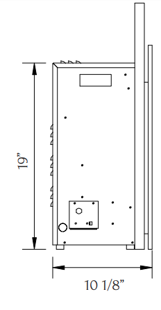 Amantii Electric Fireplace Insert W/Steel Surround additional information 4