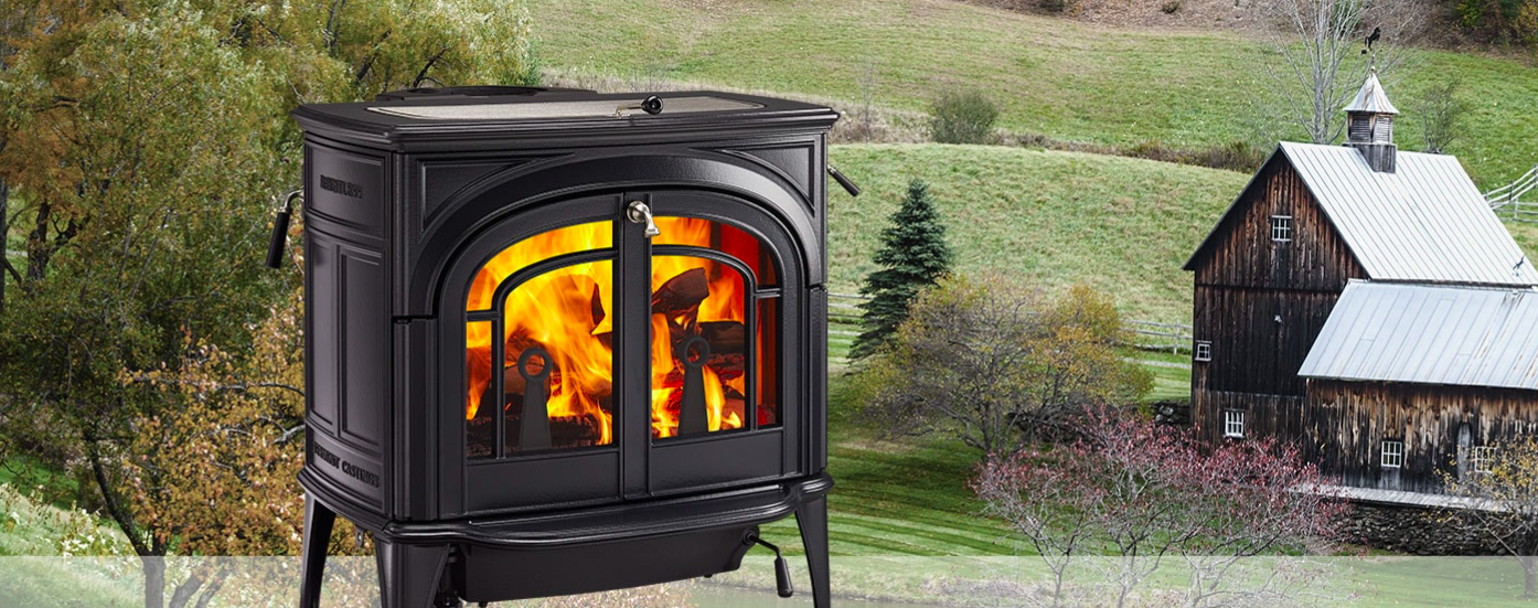 Vermont Castings Dauntless FlexBurn Wood Burning Stove Embers Living