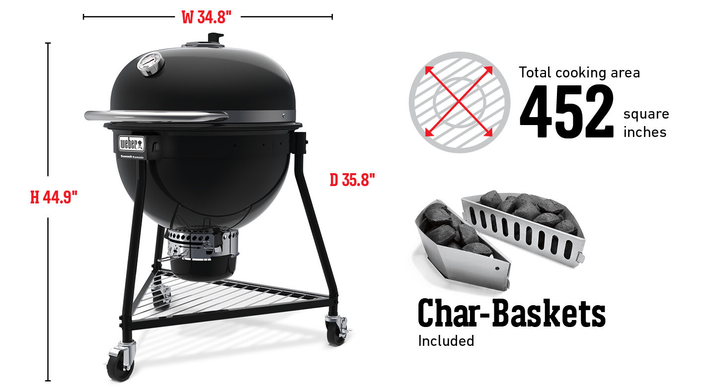 Summit® Kamado E6 Charcoal Grill