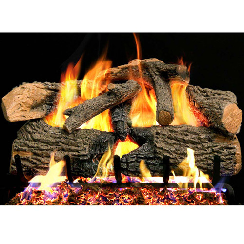 Buy Realfyre Charred Evergreen Oak Gas Logs W/G52 Radiant Fyre