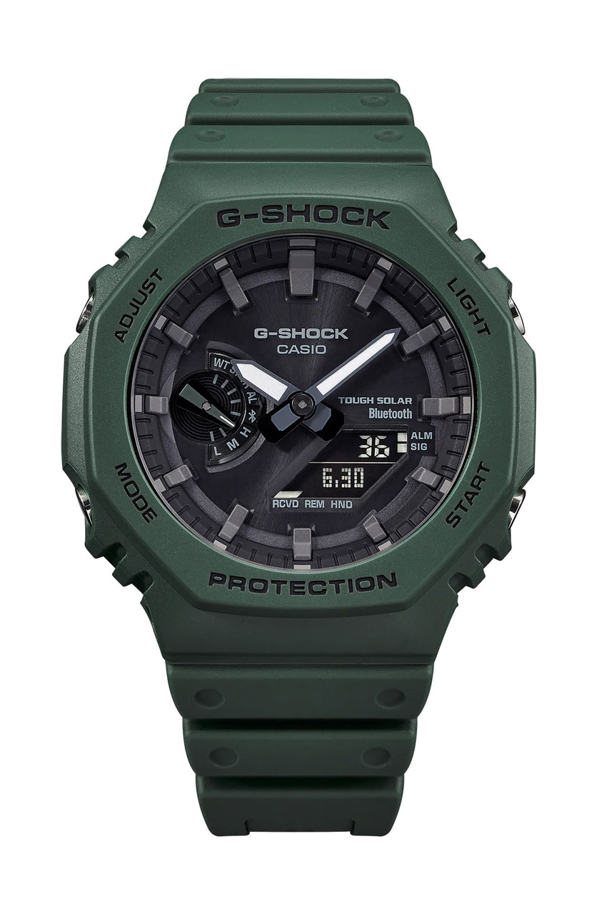 G-Shock Men's Analog Solar Green - GAB2100-3A