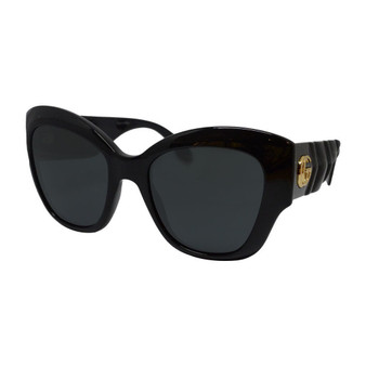 Gucci Women's "Running Logo" Sunglasses - GG0808S