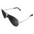 Bex Men's & Women's "Wesley" Sunglasses (Silver/Gray) - W4SB