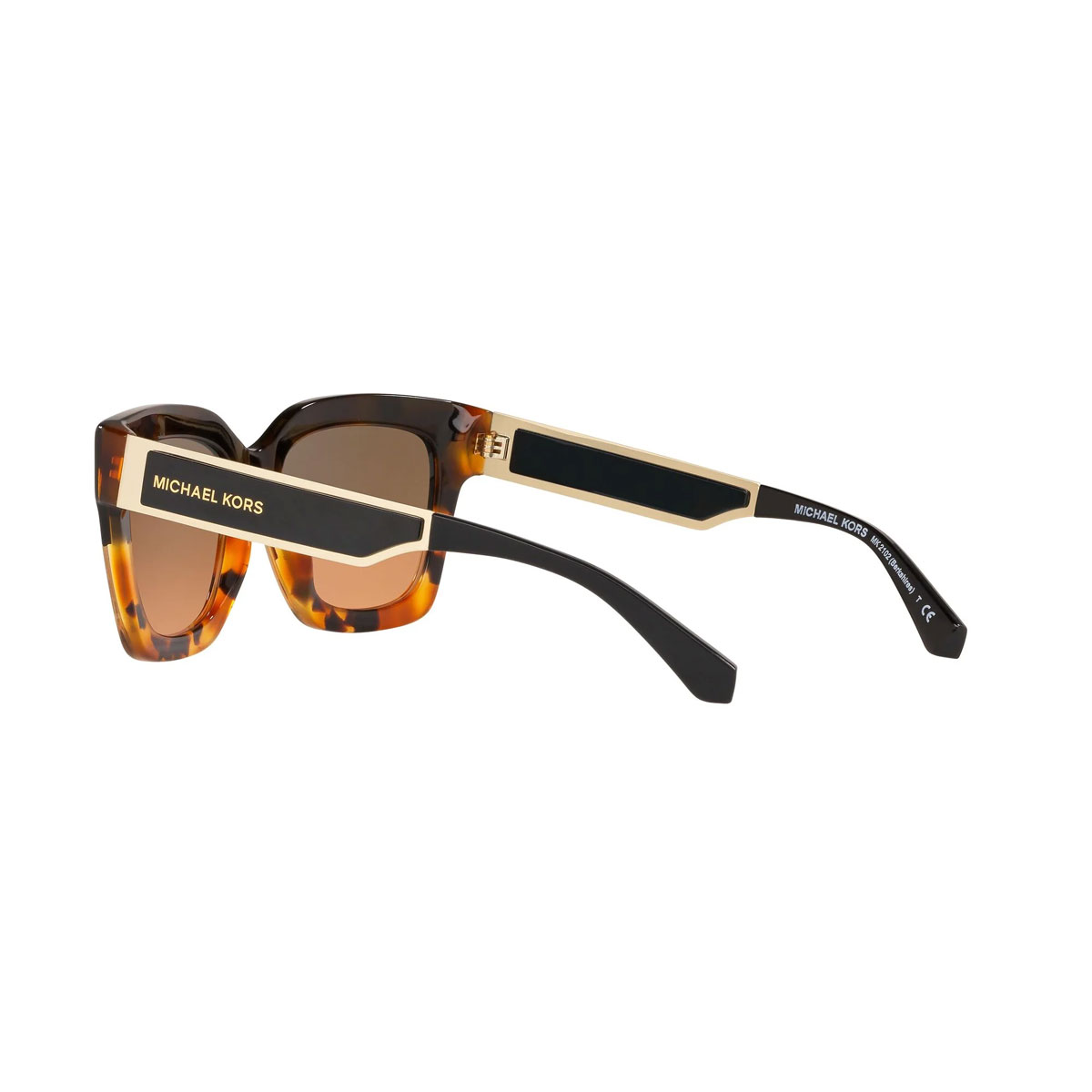 Michael Kors Berkshire MK2102 Square Sunglasses Black White Logo Sunglasses Michael Kors Berkshires MK 2102 (300511) MK2102  main image 4