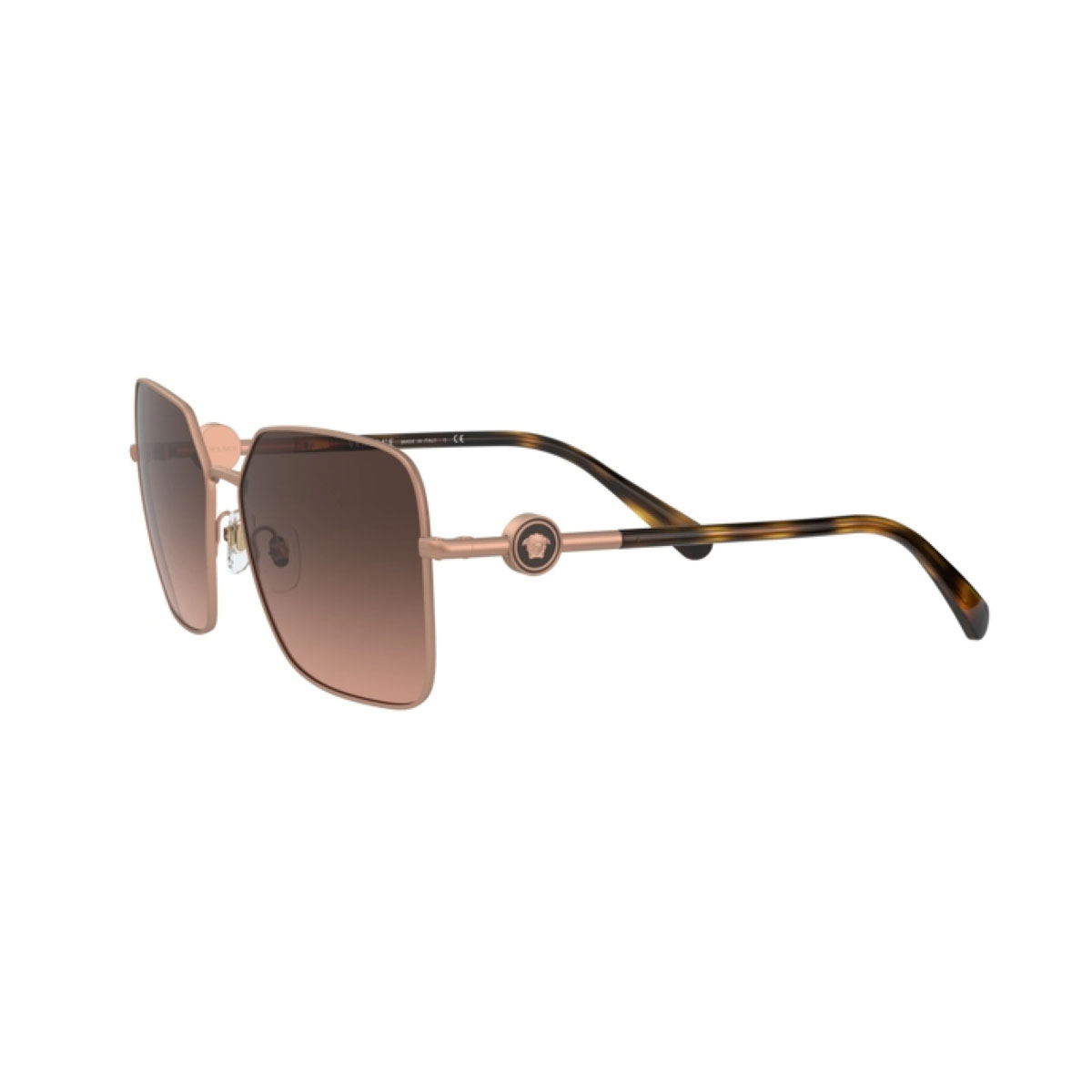 Versace VE2227 Gold Frame Sunglasses with Brown Lenses NWT Amazon.com: Versace Man Sunglasses Gold Frame, Light Brown  main image 3