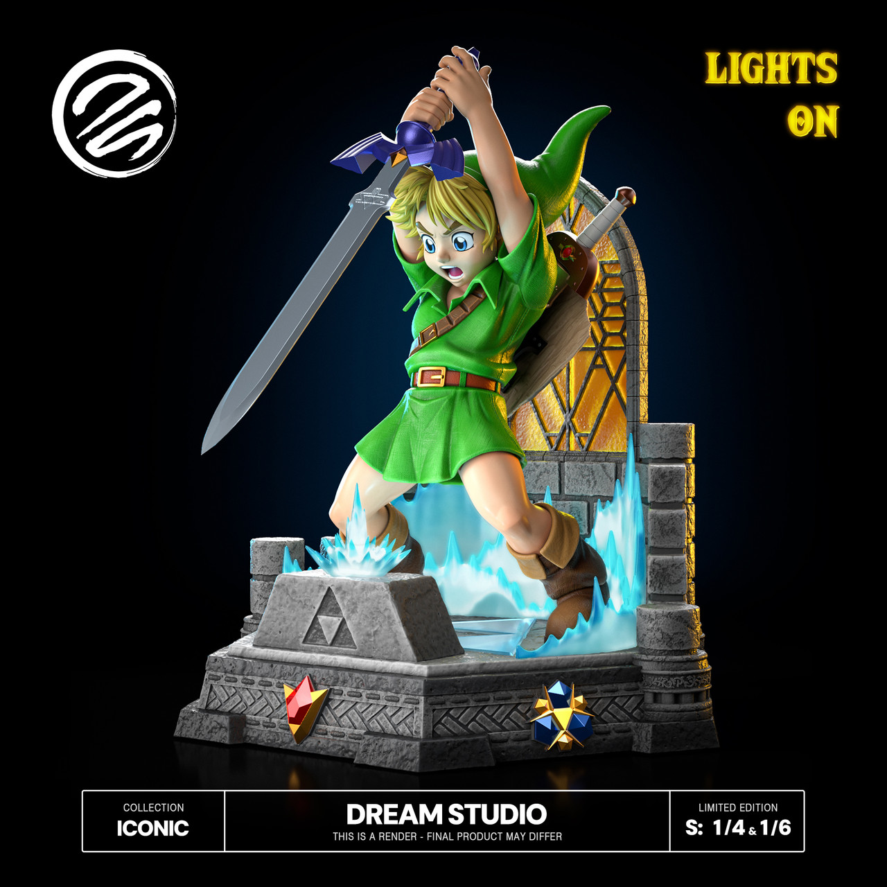 Dream Studio 1:6/1:4 Young Link Sword with LED Image 1 Dream Studio 1:6/1:4 Young Link Sword with LED Image 1