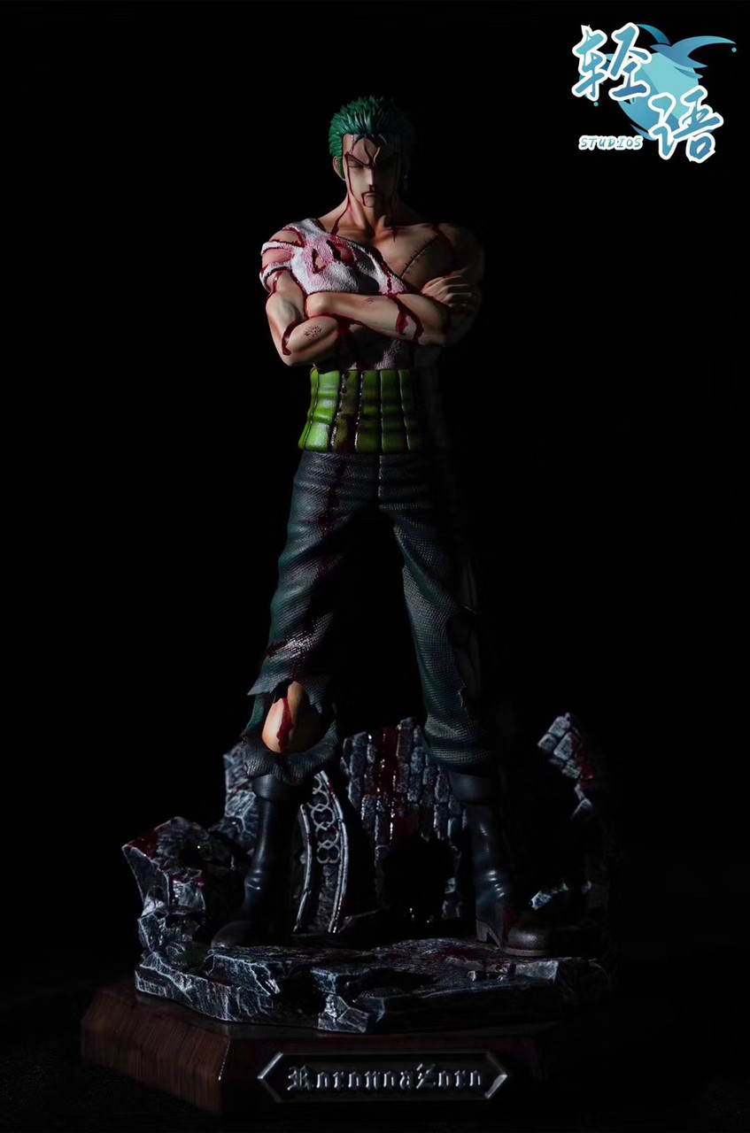 zoro one piece statue
