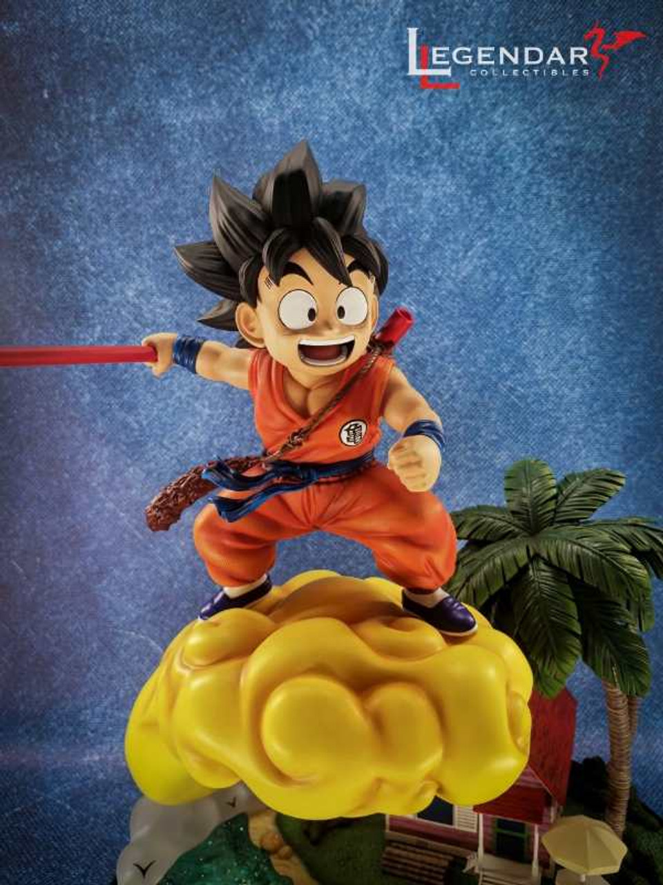 kid goku statue