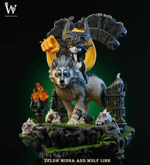 【PRE-ORDER】Wake studio 1:4 Wolf Link and midna