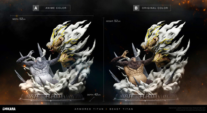 【PRE-ORDER】CHIKARA STUDIO Beast titan VS Armored Titan