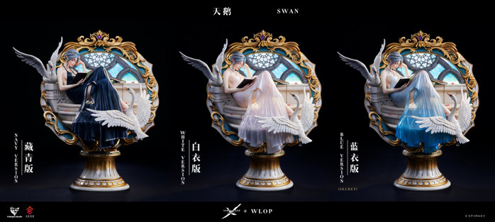 【IN-STOCK】TES studio  Ghost blade 1:6 'BLACK  swan ' BLACK COLOR