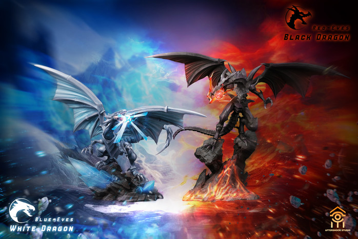 【PRE-ORDER】Aftershock Studio Blue-Eyes White Dragon & Red-Eyes Black Dragon