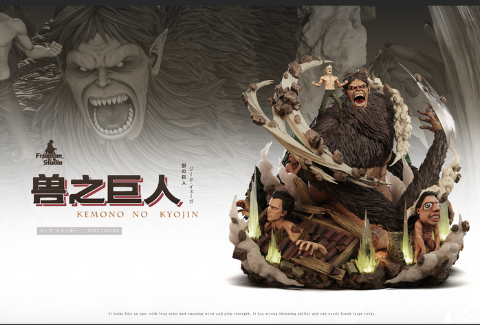 【PRE-ORDER】Freedom Studio Zeke Jaeger & Beast Titan