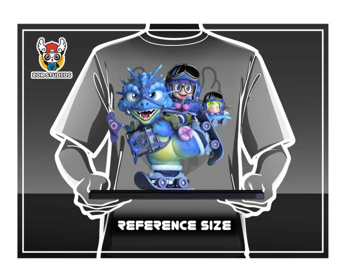 【PRE-ORDER】ZOR Studio Arale Riding a Dragon