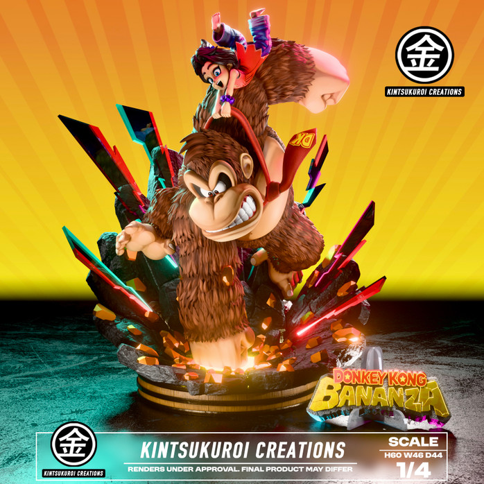 【PRE-ORDER】Kintsukuroi Creations 1:4 DK Banana Diorama with LED