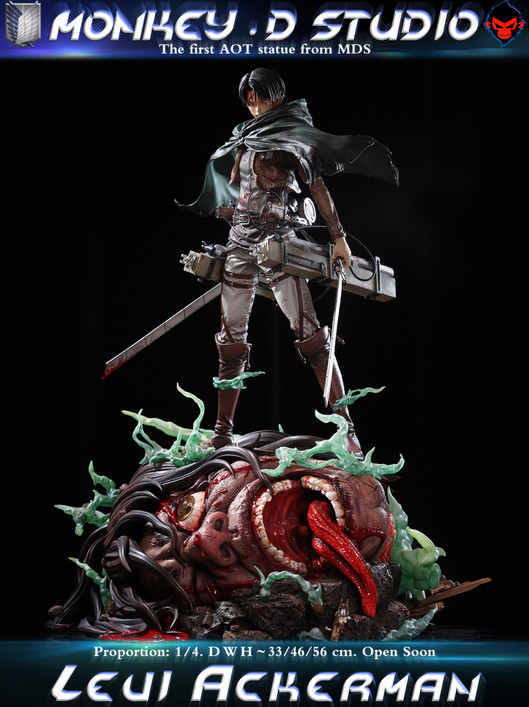 【PRE-ORDER】Monkey D Studio 1:6/1:4 Levi Ackerman