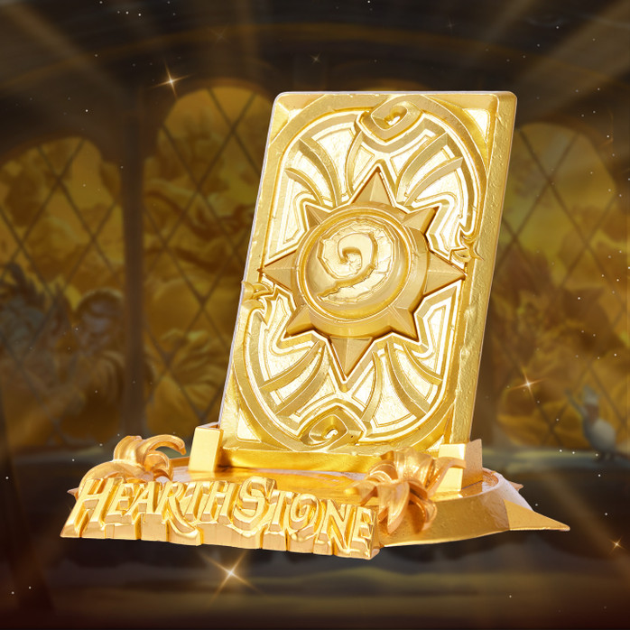 【PRE-ORDER】Blizzard Hearthstone Golden Celebration Card Back Replica Licensed