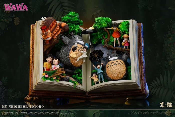【PRE-ORDER】WAWA Studio My Neighbor Totoro book with LED