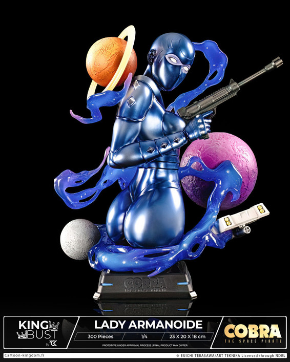 【PRE-ORDER】Cartoon Kingdom Studio 1:6 The space pirate Cobra Lady Armanoide Bust Licensed