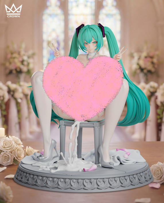 【PRE-ORDER】Crown Studio 1:6 Hatsune Miku & Hatsune Miku Rabbit Hole