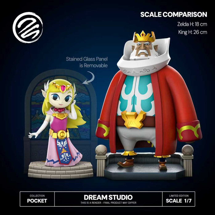【PRE-ORDER】Dream Studio 1:7 King of Hyrule & Princess Zelda WW