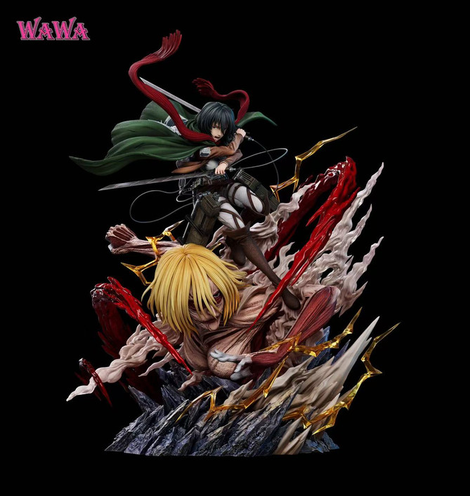 【PRE-ORDER】WAWA Studio Mikasa Ackerman & Female Titan