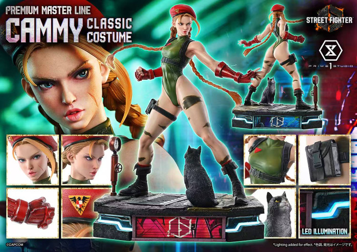 【PRE-ORDER】Prime 1 Studio 1:4 Street Fighter 6 Cammy Classic Costume with LED