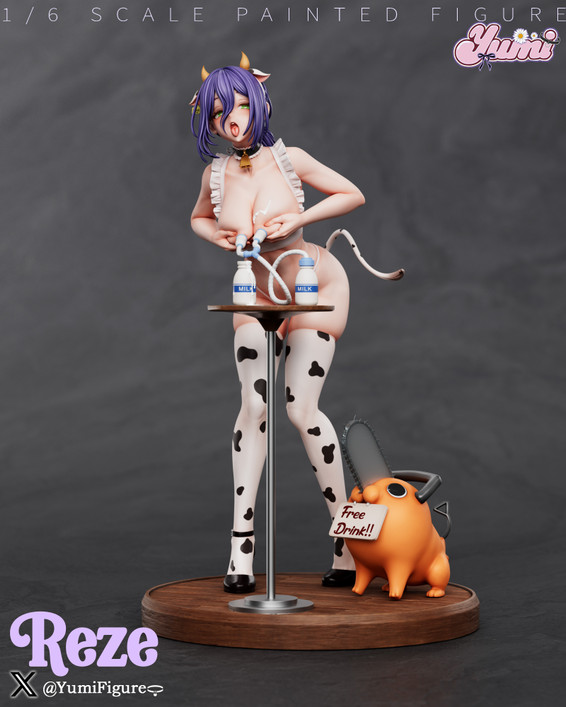 【PRE-ORDER】Yumi Figure 1:6 cow bikini Reze