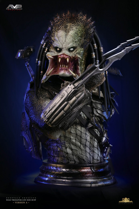 【PRE-ORDER】Deep Tale Studio Wolf Predator Bust with LED