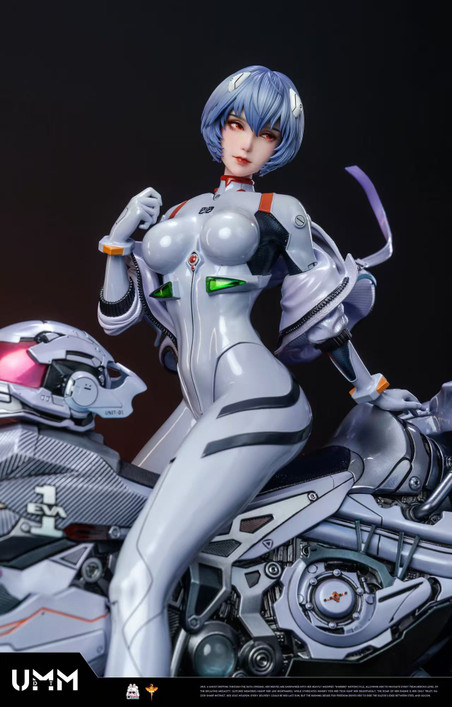 【IN-STOCK】DT Studio Ayanami Rei Science fiction motorcycle White 