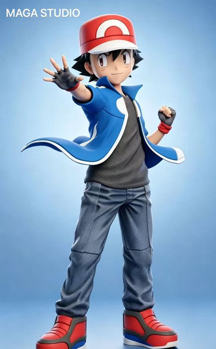 【PRE-ORDER】Maga Studio 1:20 Ash Ketchum & Greninja