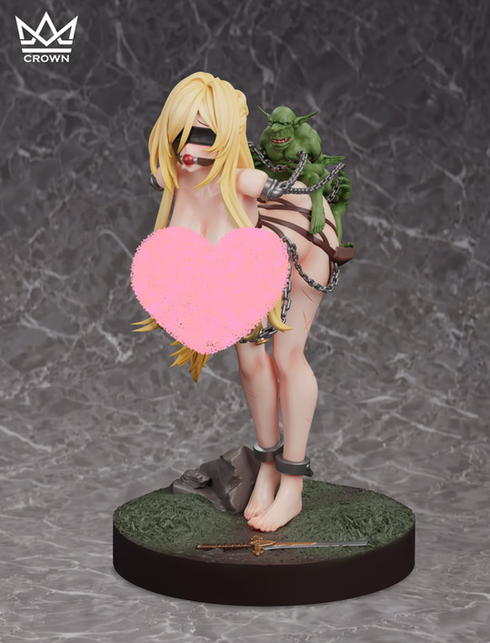 【PRE-ORDER】Crown Studio 1:6 Sword Maiden & Goblin