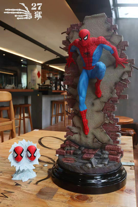 【PRE-ORDER】27Abyss Studio 1:4 Spiderman on the Wall 