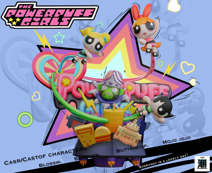 【IN-STOCK】ChaoShe Studio The Powerpuff Girls Regular version