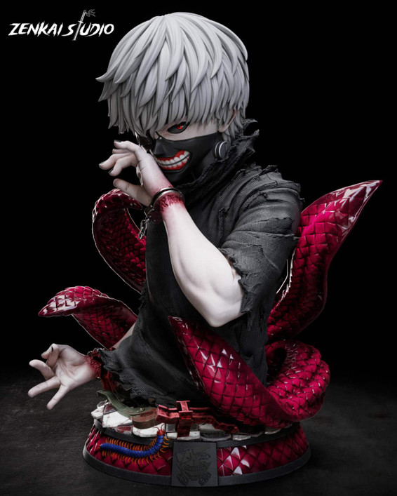 【IN-STOCK】Zenkai Studio Tokyo Ghoul 1:1 Kaneki Ken Bust Mask version