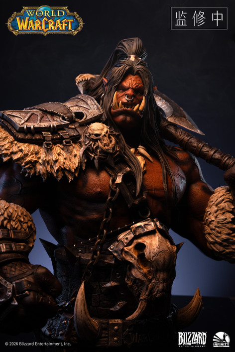 【PRE-ORDER】Infinity Studio 1:3 Grommash Hellscream Bust Licensed