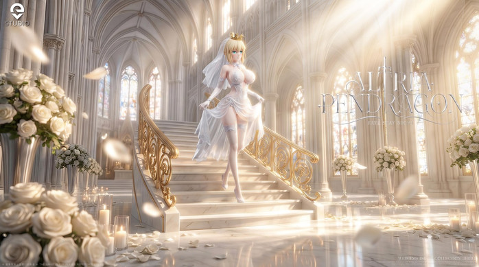 【IN-STOCK】Eve Studio 1:6 Wedding Dress Saber
