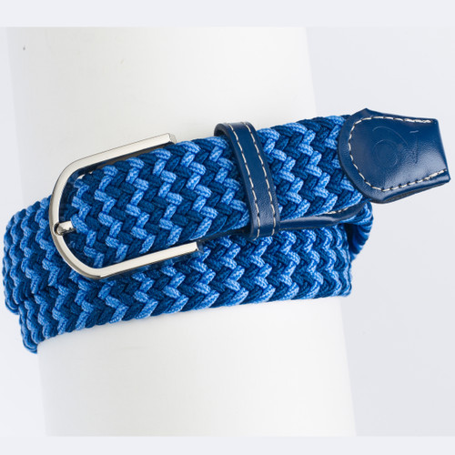 navy blue stretch belt women's