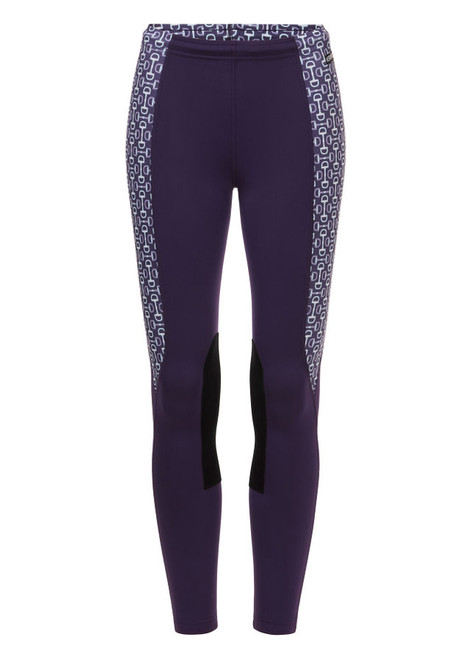 Kerrits Kids Knee Patch Performance Tight - Grapevine/Bit of Color