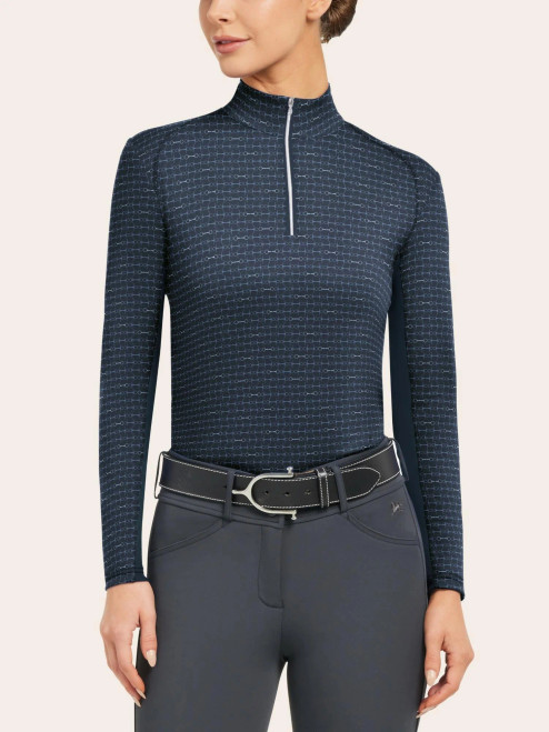 R.J. Classics Libby Long Sleeve Ladies Shirt - Sapphire Snaffle R.J. Classics Libby Long Sleeve Ladies Shirt - Sapphire Snaffle