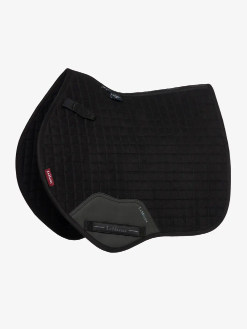 LeMieux Mini Suede Jump Square Saddle Pad - Black