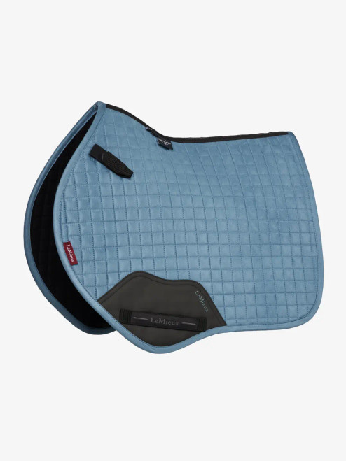 LeMieux Mini Suede Jump Square Saddle Pad - Ice Blue