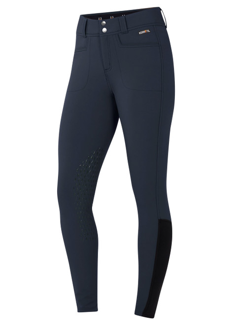 Kerrits 3-Season Tailored Knee Patch Breeches - Galaxyblue
