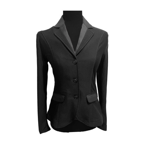 Anademi Ladies Mesh Show Coat - Black