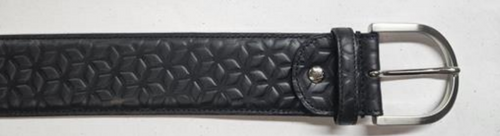 Tailored Sportsman Leather Belt - Star Power - Black