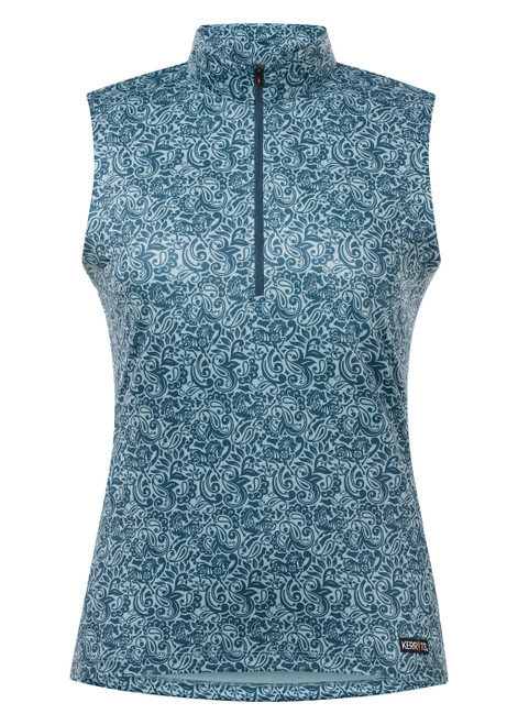 Kerrits Play It Coolcore Sleeveless Shirt Print - Jasper Posh Paisley